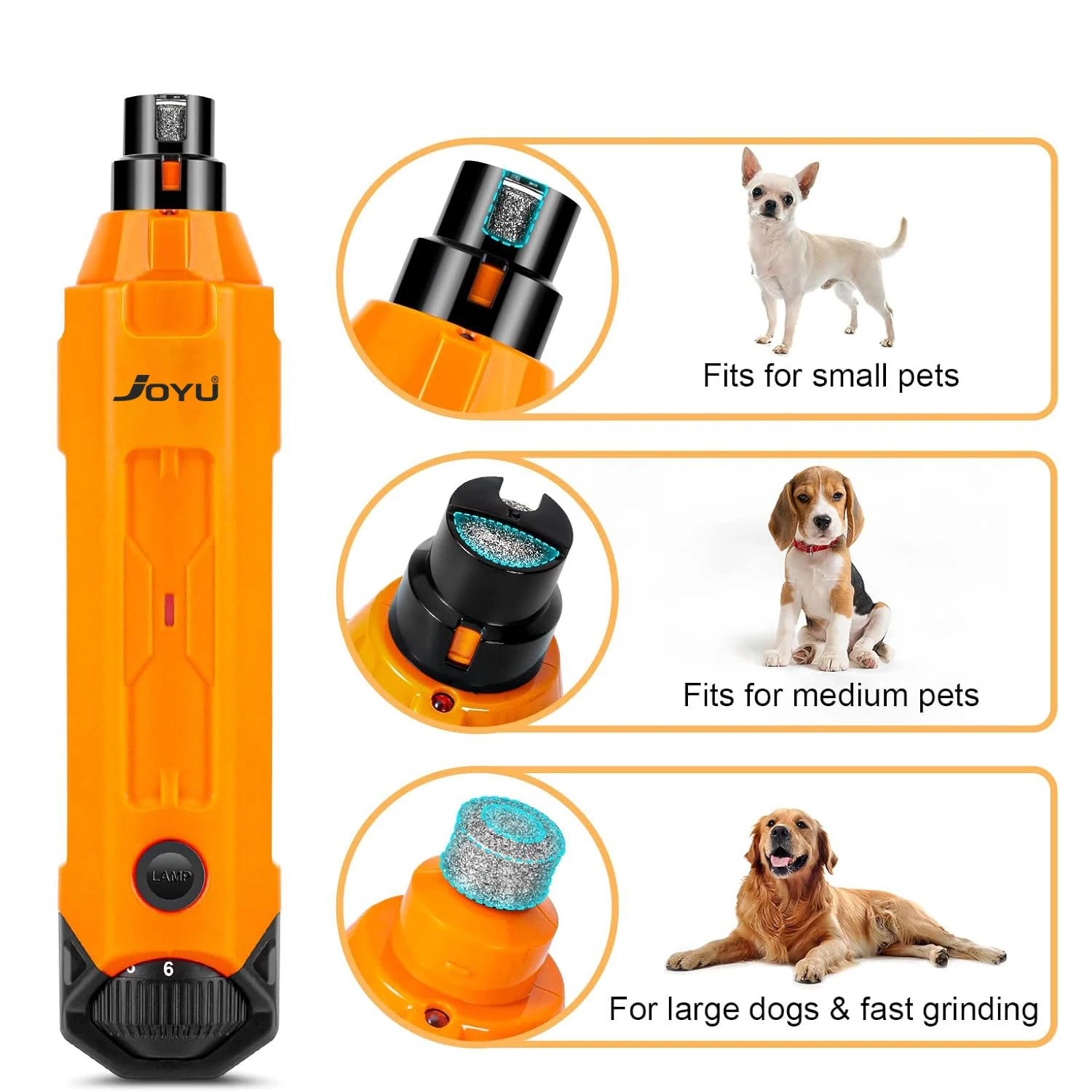 PawPerfect 6-Biegowa Elektryczna Pilarka do Pazurów Psa