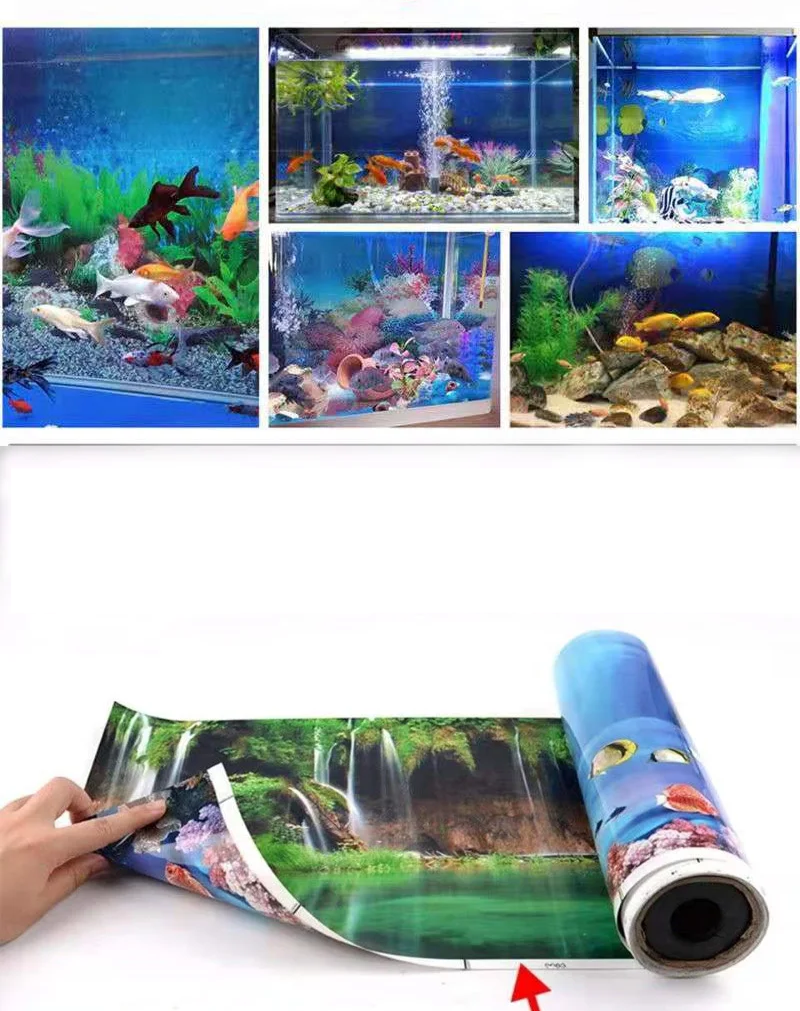 AquaVista 3D Tło do Akwarium