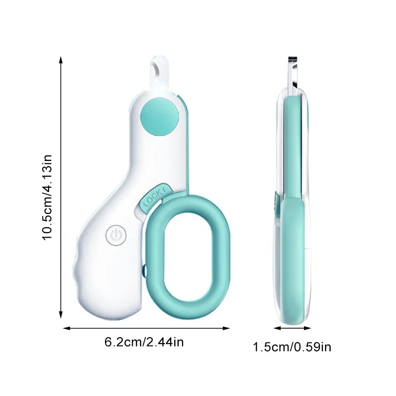 TrimBright Profesjonalny Obcinacz do Paznokci z LED