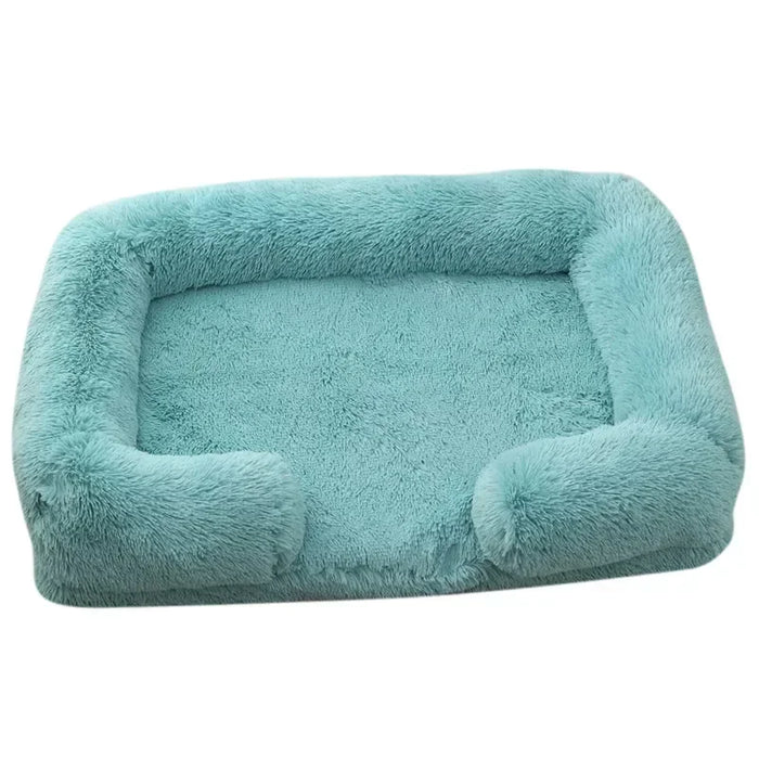 SNOOZY NEST – Luksusowe Zimowe Łóżko dla Psa | Duże, Pranie & Niezwykle Miękkie