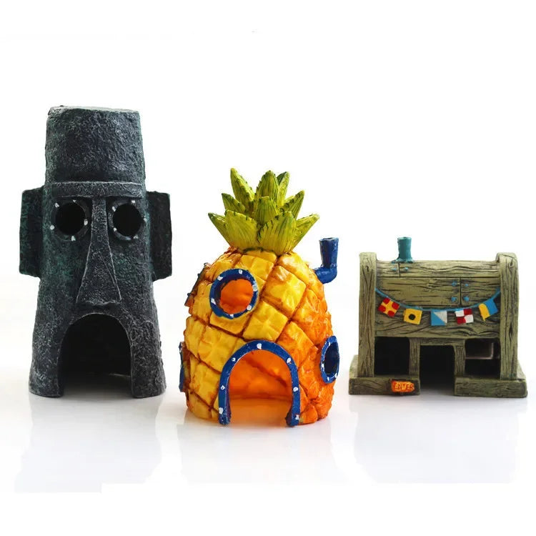 Akwarium Ananas Dekoracja Ozdoba