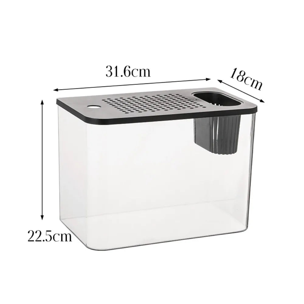 Akwaterium PET+ABS z pokrywą