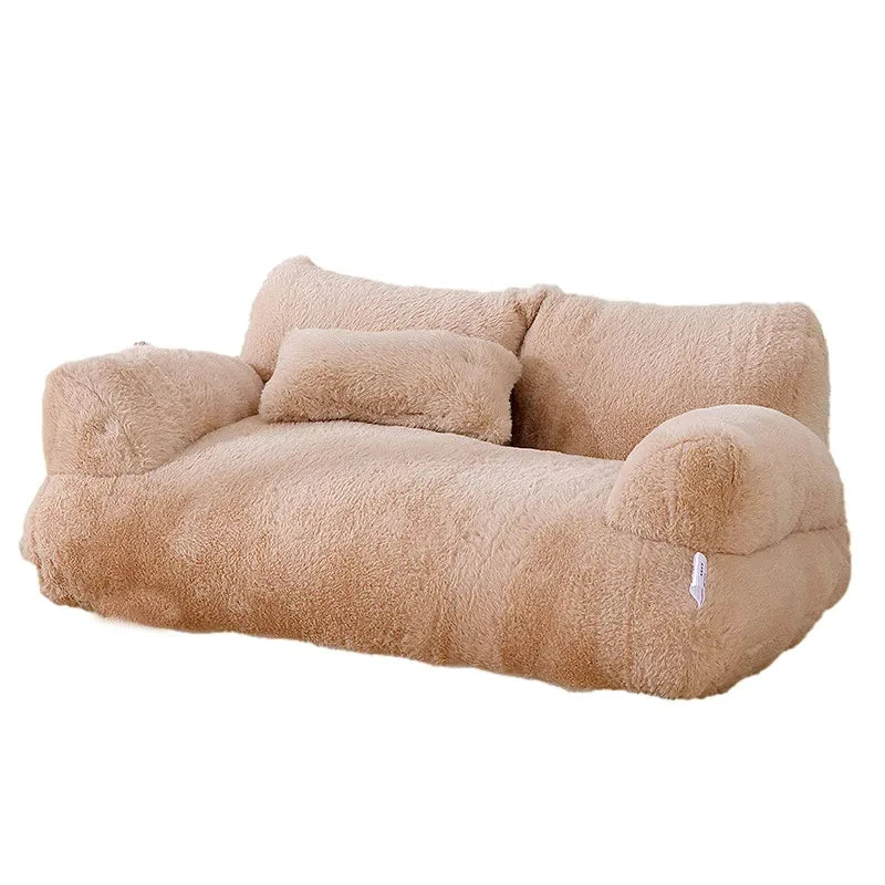 LuxeFluff Kattenbank – Zimowe Ciepłe Legowisko dla Kota & Sofa
