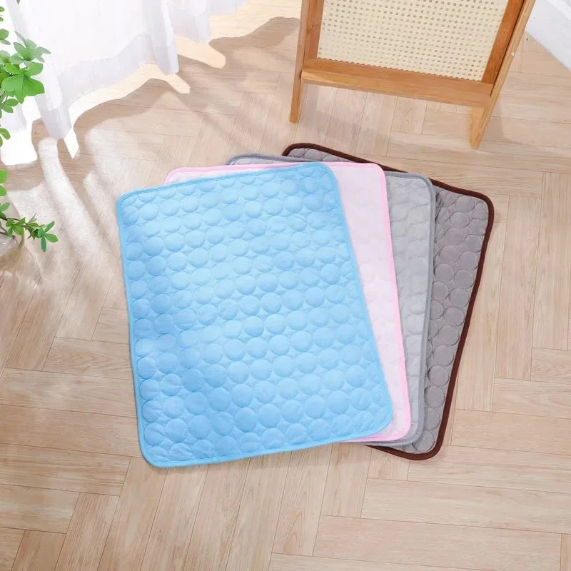 Koelmat Hond Ice Silk – Oddychające Letnie Legowisko Lekkie