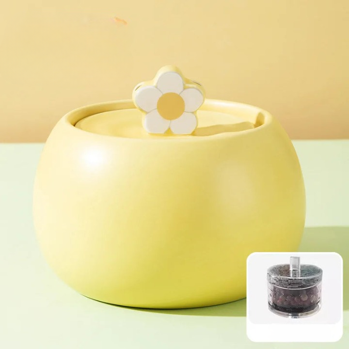 Ceramiczna Fontanna dla Kotów – Styl, USB, 5-stopniowy Filtr