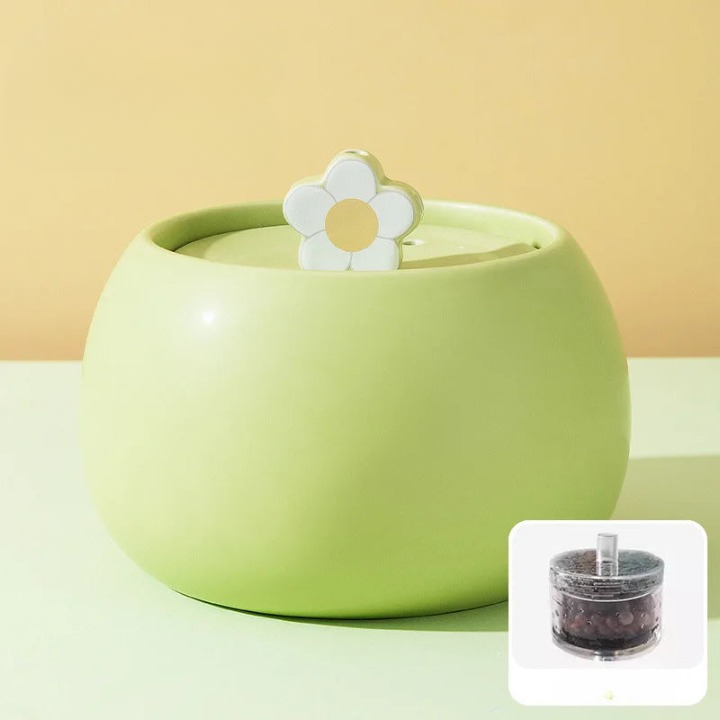 Ceramiczna Fontanna dla Kotów – Styl, USB, 5-stopniowy Filtr