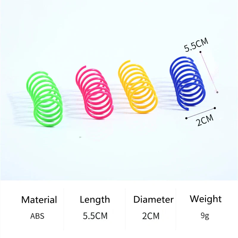 Kocie Wędzidełko Zabawkowe – Kolorowy Plastik, 5,5 cm, Zestaw 4–20 Sztuk