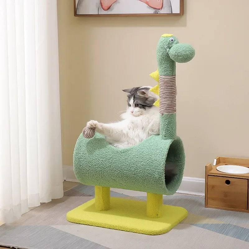 KlimPaws Podwójna Wieża do Drapania i Wspinania
