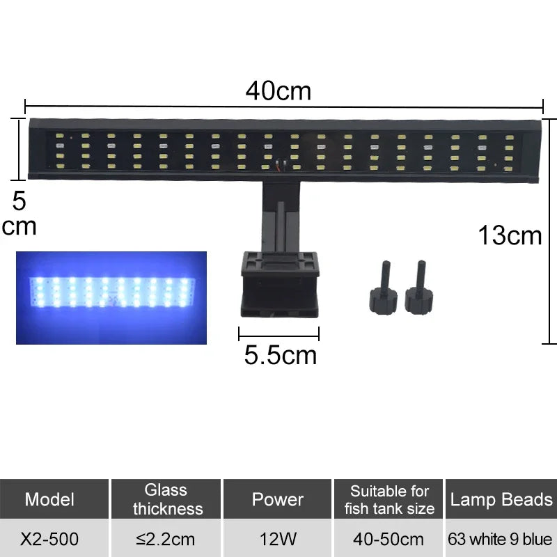 Ultracienka lampa LED do akwarium