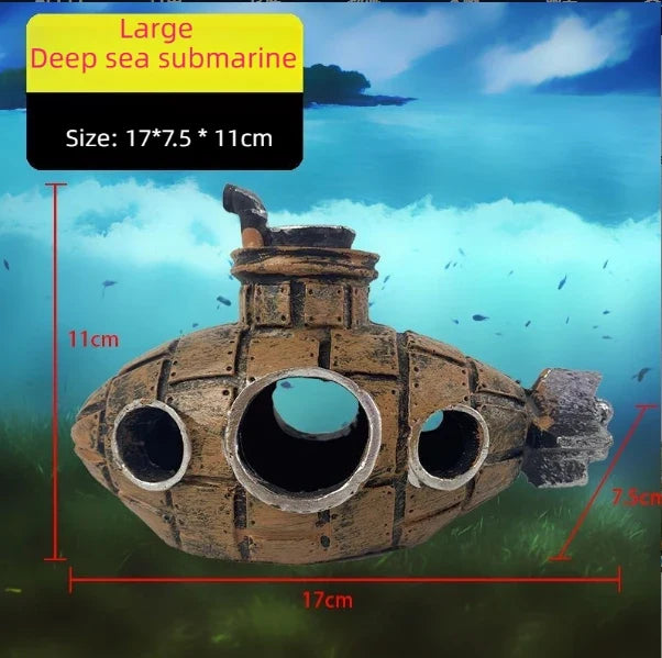 SubAqua Ozdoba w Kształcie Łodzi Podwodnej z Żywicy