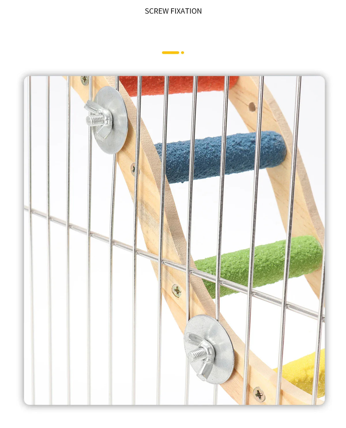 Vogel klimladder hout – gryzalna zabawka dla papug do klatki