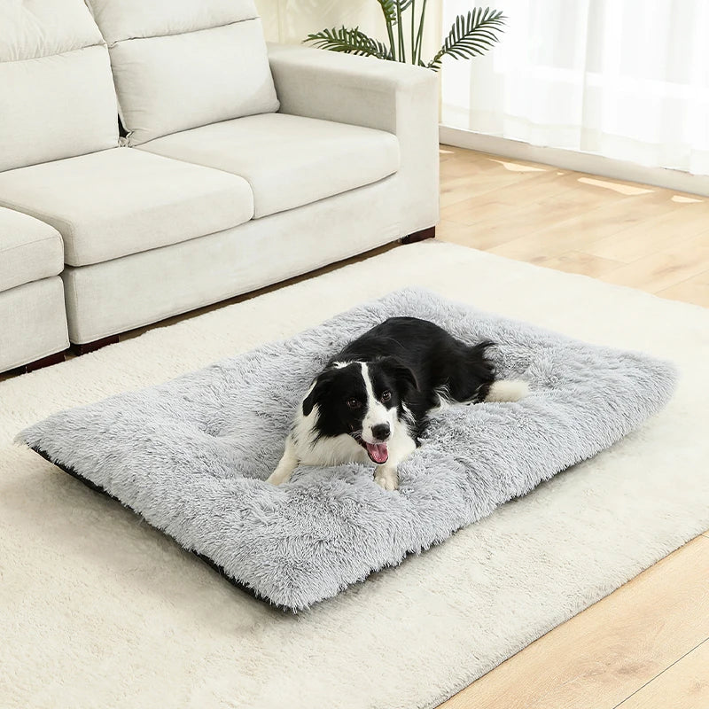 PawHaven Luxe Pluche Łóżko dla Psów i Kotów