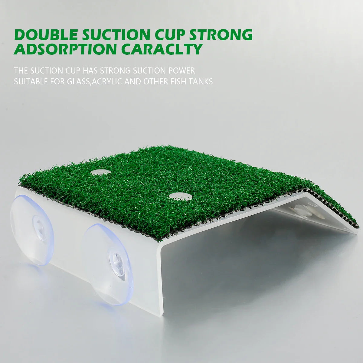 EcoLawn Wyspa Dla Żółwi – Pływająca Platforma z Trawiastą Rampą do Terrarium i Akwarium