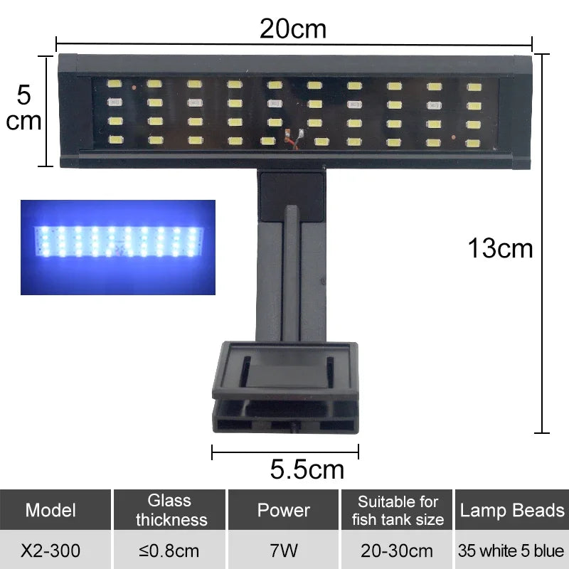 Ultracienka lampa LED do akwarium