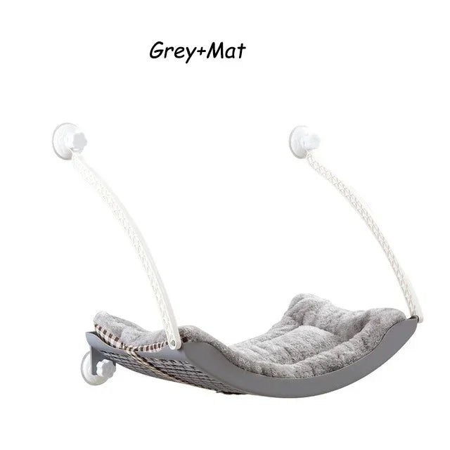 Kattenraamhangmat Arctic Fleece – Przyssawka – 100% Bawełna – Nadaje się do prania