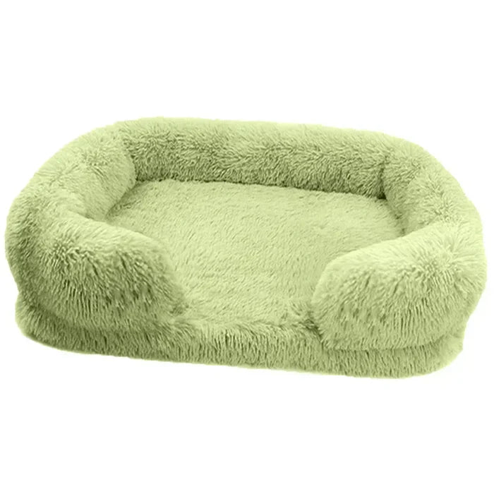 SNOOZY NEST – Luksusowe Zimowe Łóżko dla Psa | Duże, Pranie & Niezwykle Miękkie