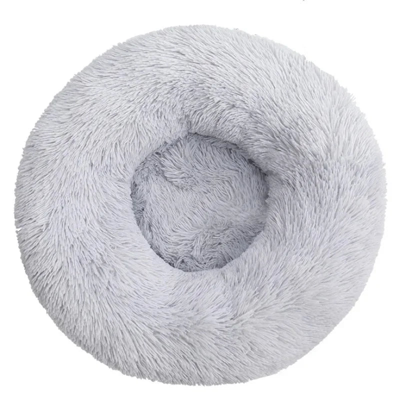 SnugNest Luxe Okrągły Koszyk dla Zwierząt