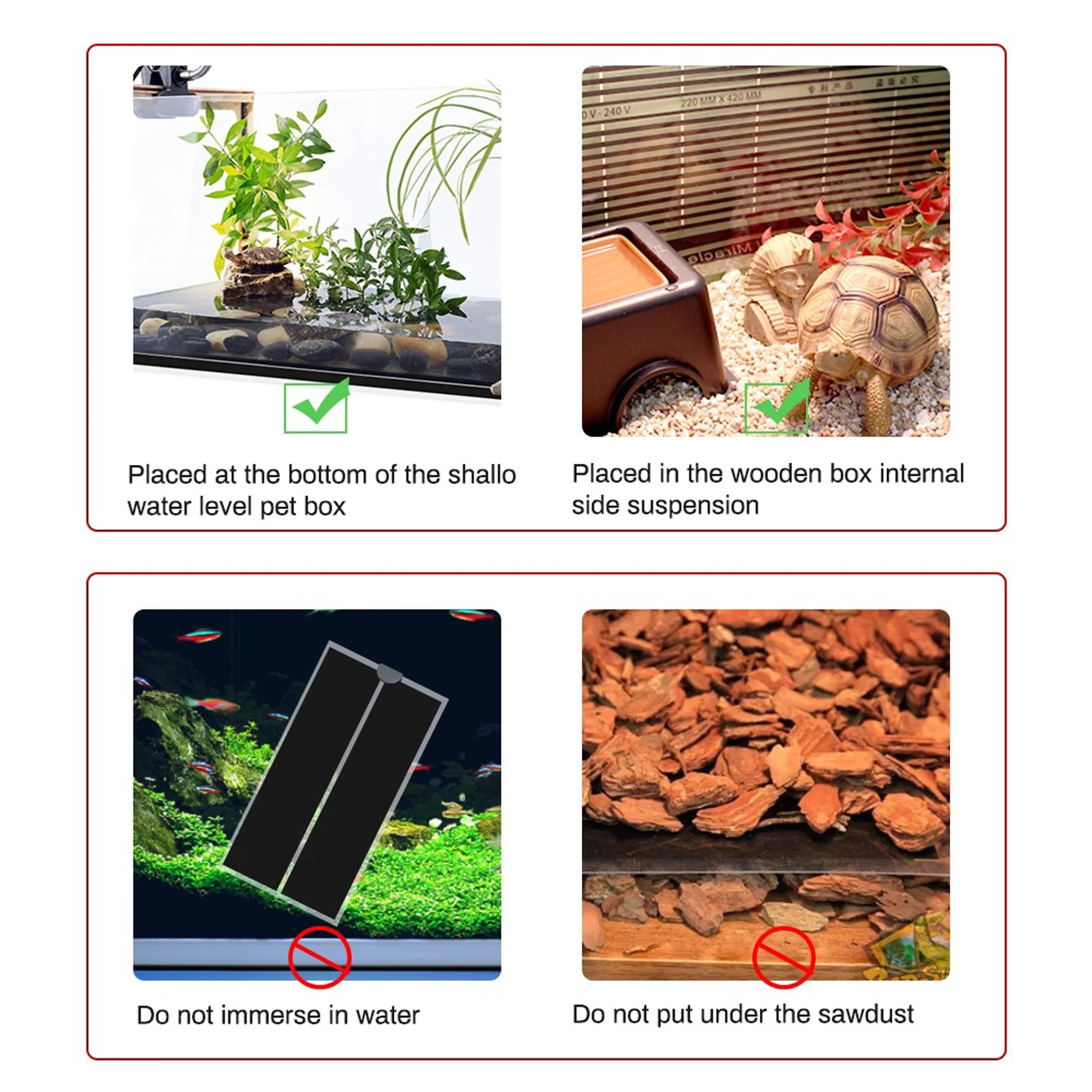 Mata grzewcza do terrarium