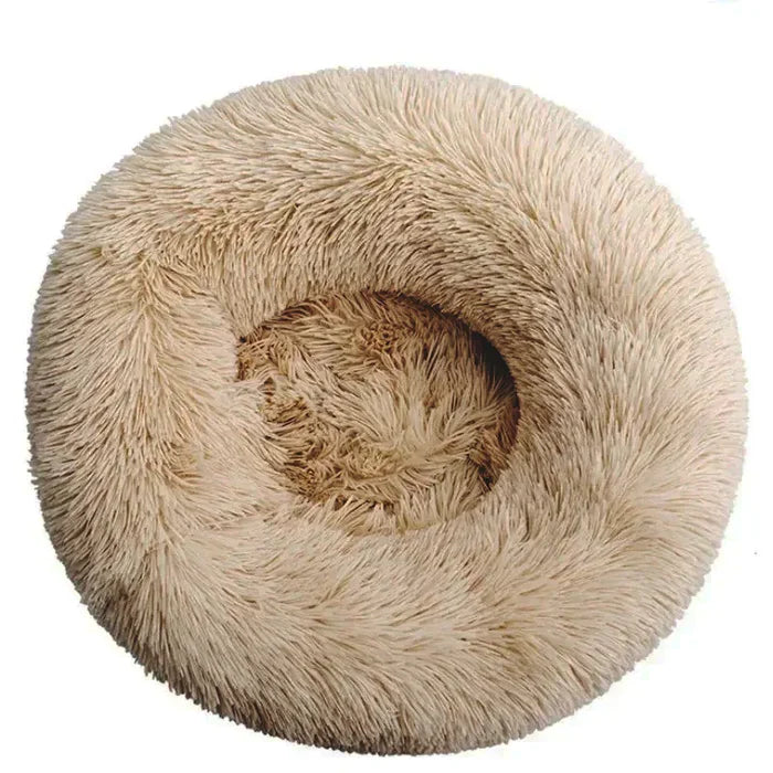 SnugNest Luxe Okrągły Koszyk dla Zwierząt