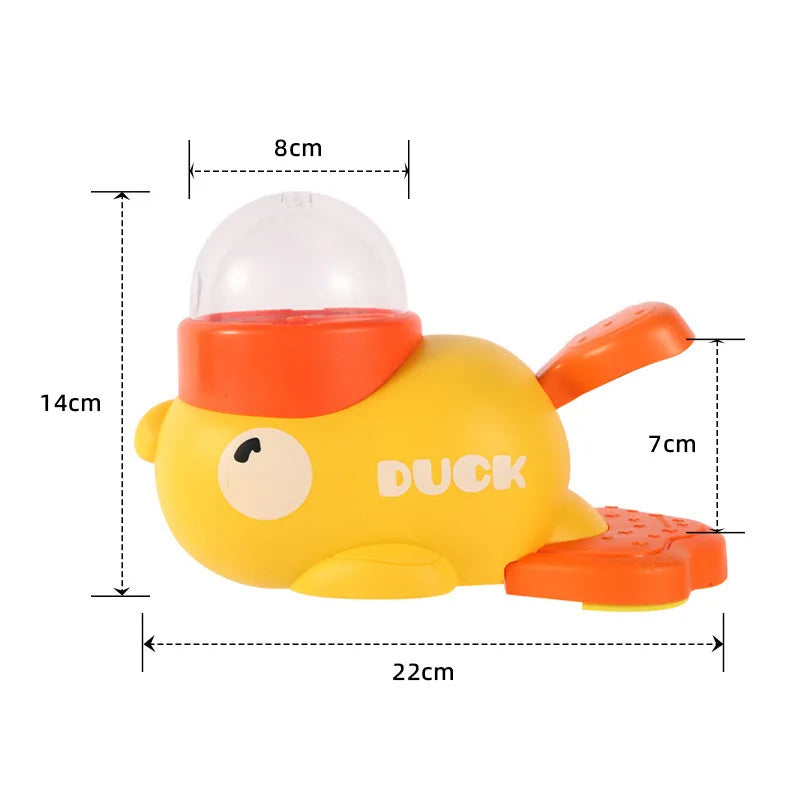 Interaktywna łamigłówka do karmienia dla psa lub kota – żółty design kaczki 20 cm