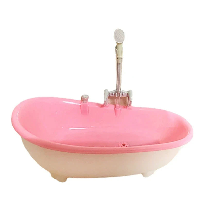Plastikowe kąpielisko dla ptaków dla papużek falistych – 22×11,5×8,5 cm, niebieski/różowy