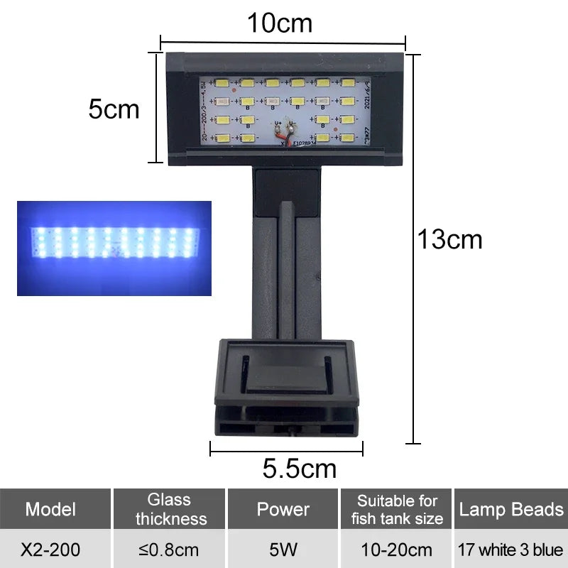 Ultracienka lampa LED do akwarium