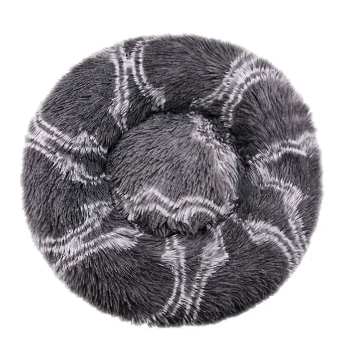 SnugNest Luxe Okrągły Koszyk dla Zwierząt