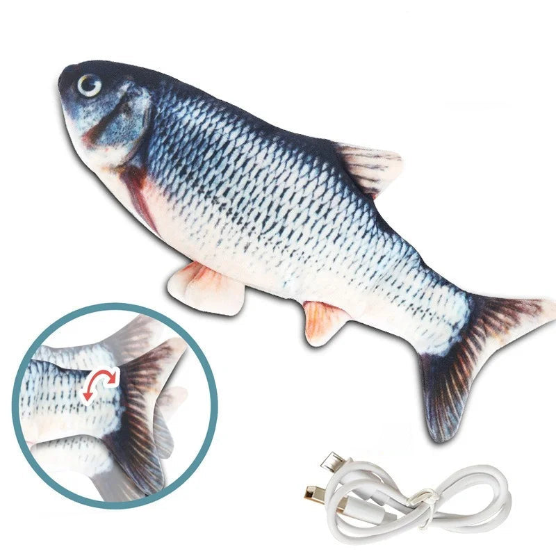 Elektryczna Zabawka dla Kotów – Ładowana przez USB, Pluszowa