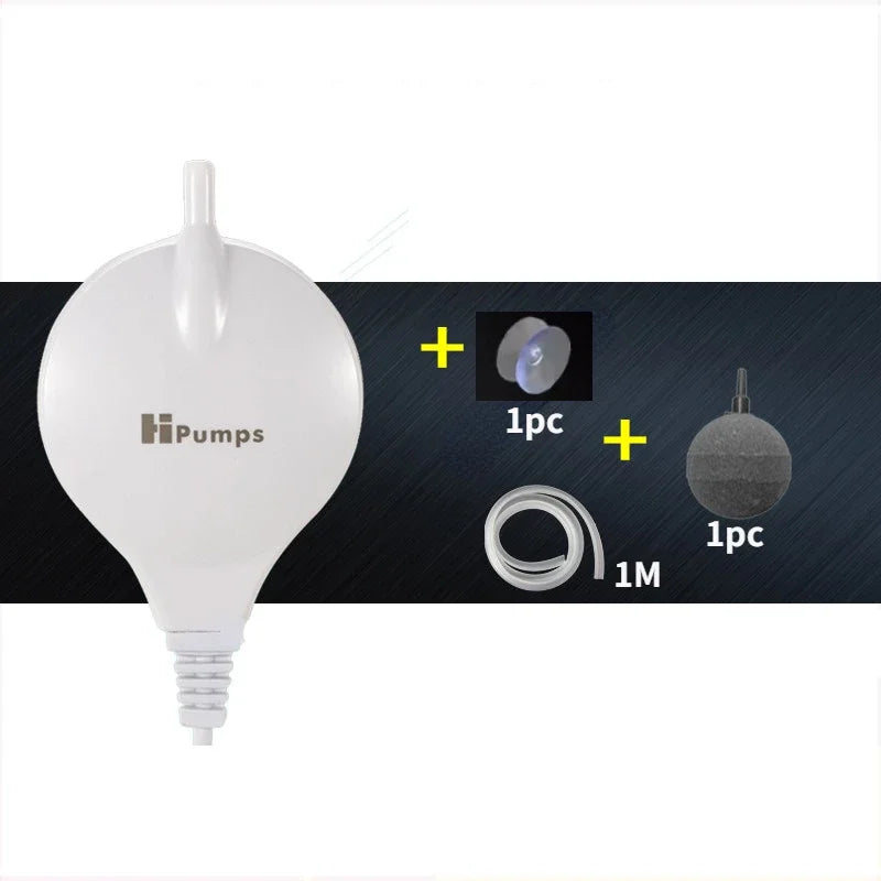 Akwariowa pompa tlenowa – ultracicha, kompaktowa – 110–240V tworzywo sztuczne