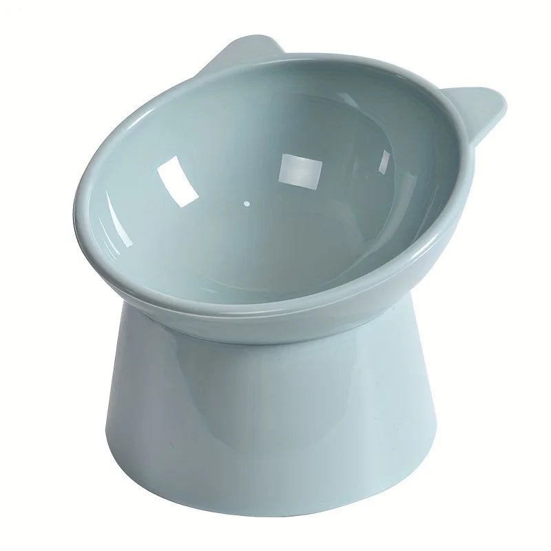 Podniesiona Miska dla Kota – Przeciw Wymiotom, Ergonomczna, Plastikowa