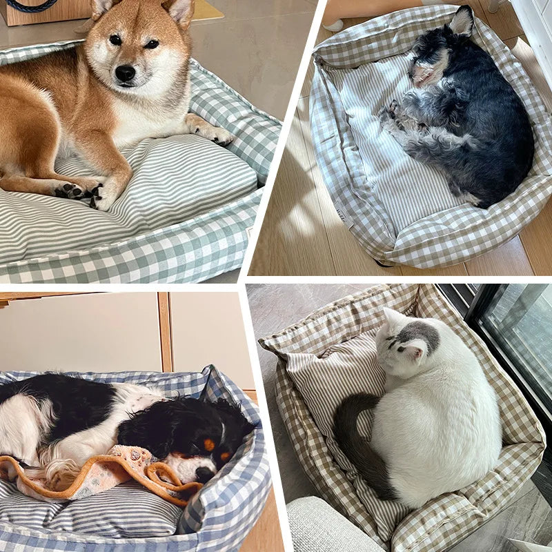 COSYPET Luxe Łóżko dla Psów i Kotów – Wygodny Domek do Spania do Wnętrz