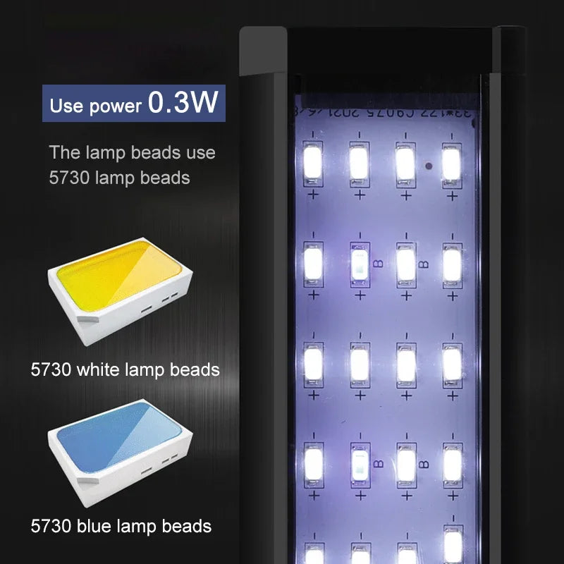 Ultracienka lampa LED do akwarium