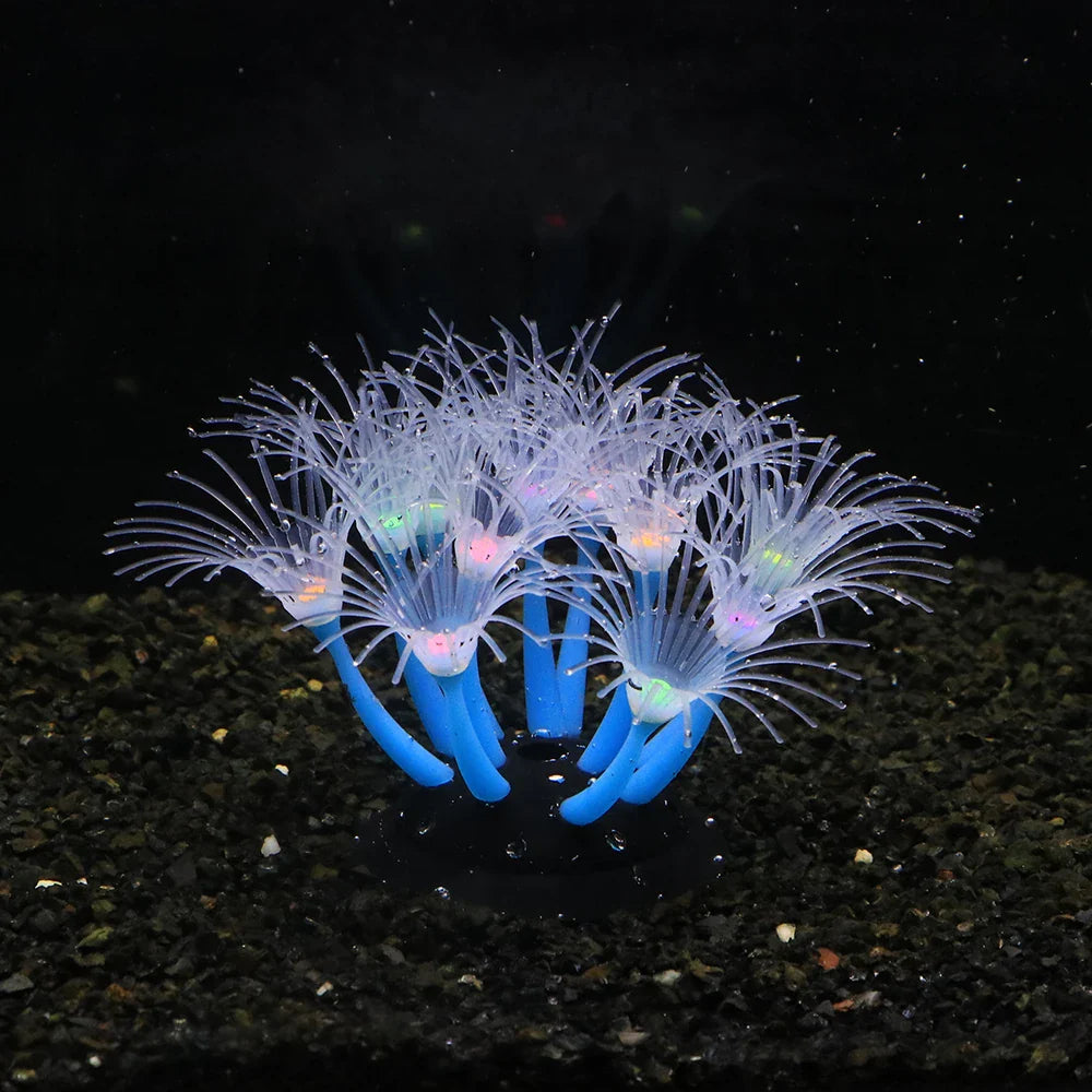 Fluorescencyjna sztuczna dekoracja koralowa