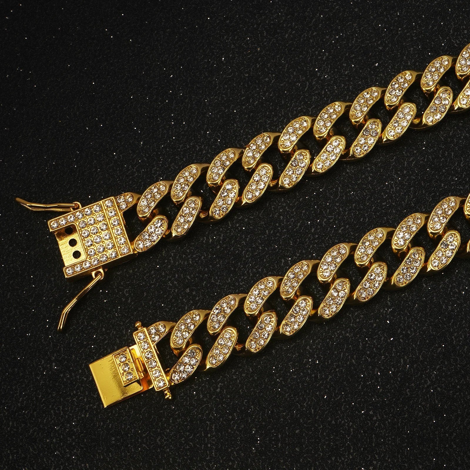 RoyalPaw Diamentowy Kubanski Łańcuch dla Psów