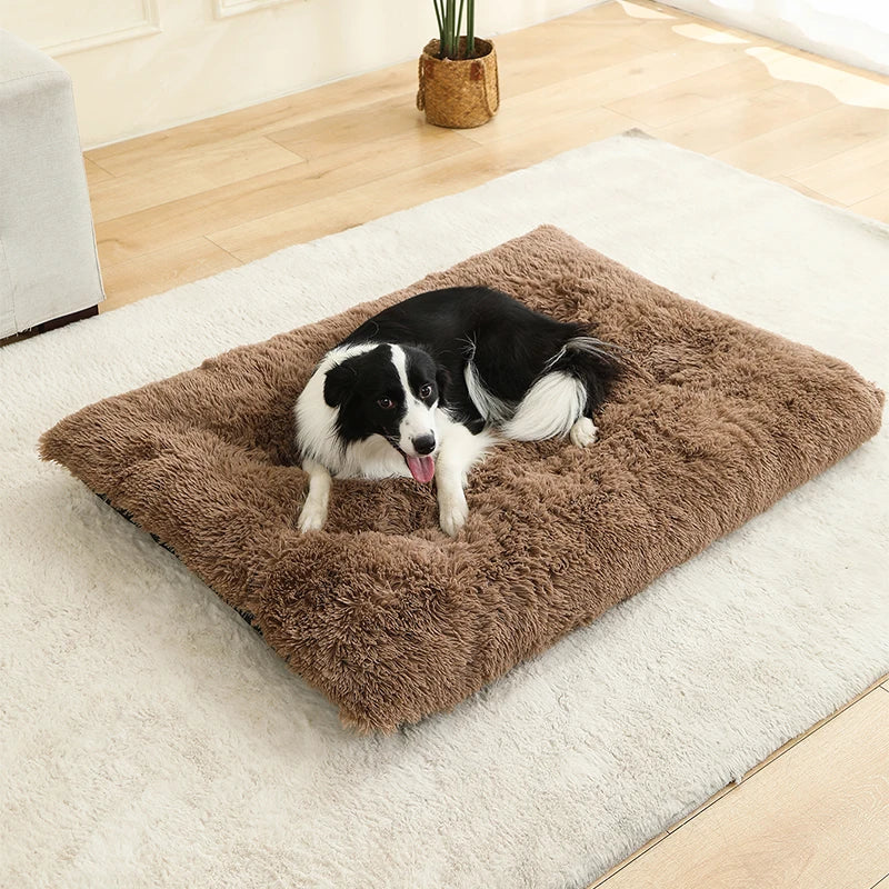 PawHaven Luxe Pluche Łóżko dla Psów i Kotów