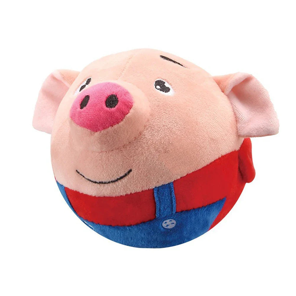 Pluszowy Interaktywny Piesek Zabawka – Automatycznie Uderzający, 15cm