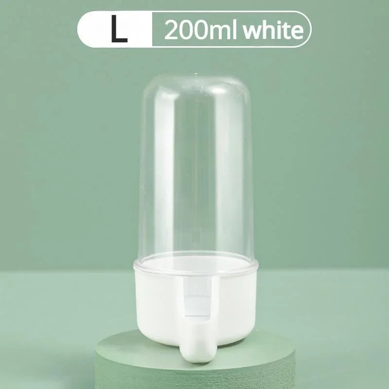 Automatyczny dozownik pokarmu i wody dla ptaków – wiszący, plastikowy, 90–200 ml