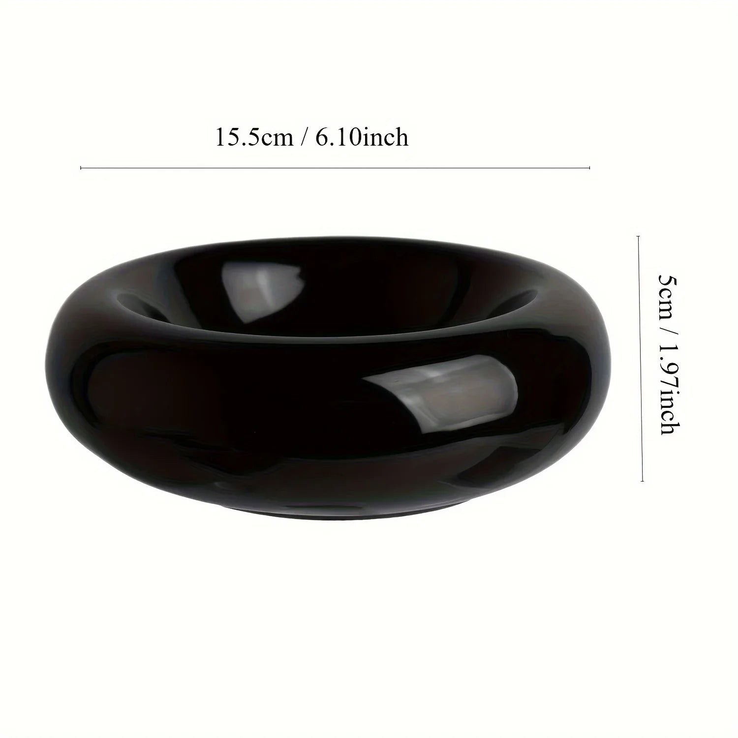 Ceramiczna Miska dla Kota 250ml – Antypoślizgowa Pączek Ø15.5cm Biała