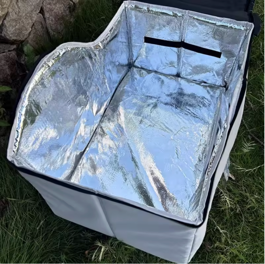 ThermaKool Składane Izolujące Domki dla Kotów – 2-w-1 Chłodzący & Grzejący z Wkładami Chłodzącymi i Obracalnym Materacem