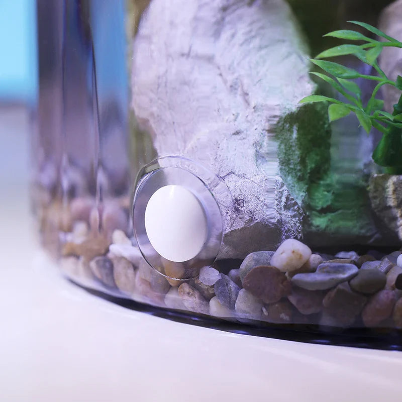 EcoFlow Mała Okrągła Akwarium z Wodą Bogatą w Tlen