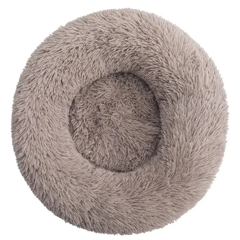 SnugNest Luxe Okrągły Koszyk dla Zwierząt