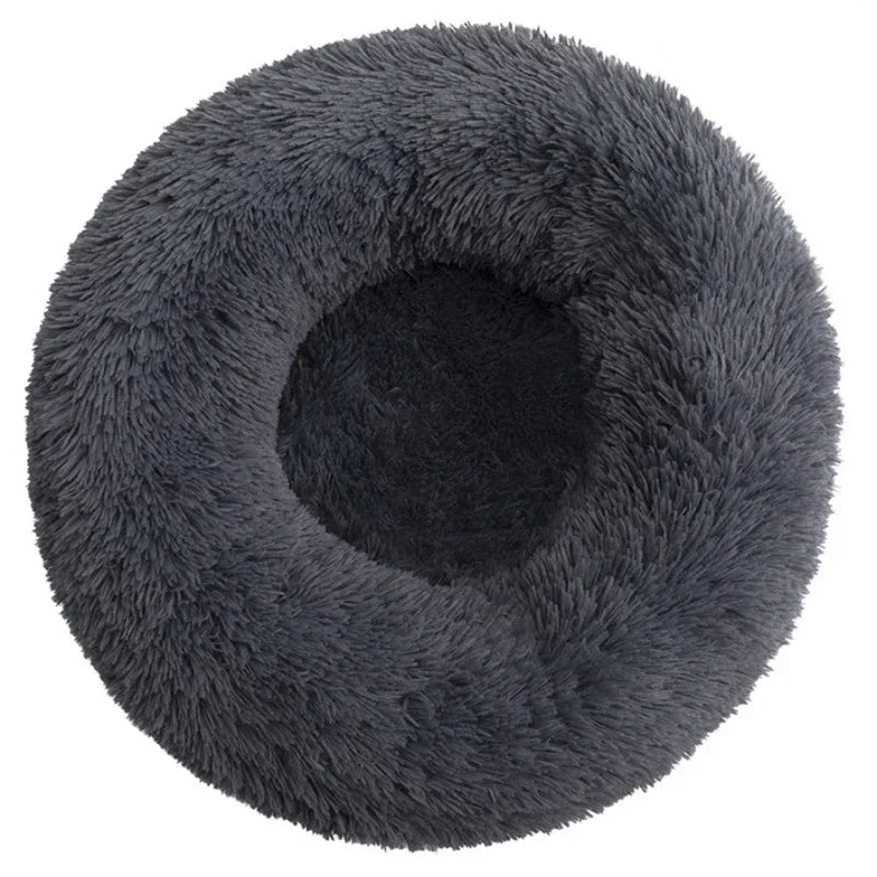 SnugNest Luxe Okrągły Koszyk dla Zwierząt
