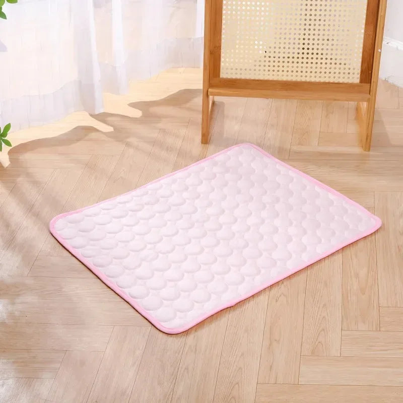 Koelmat Hond Ice Silk – Oddychające Letnie Legowisko Lekkie