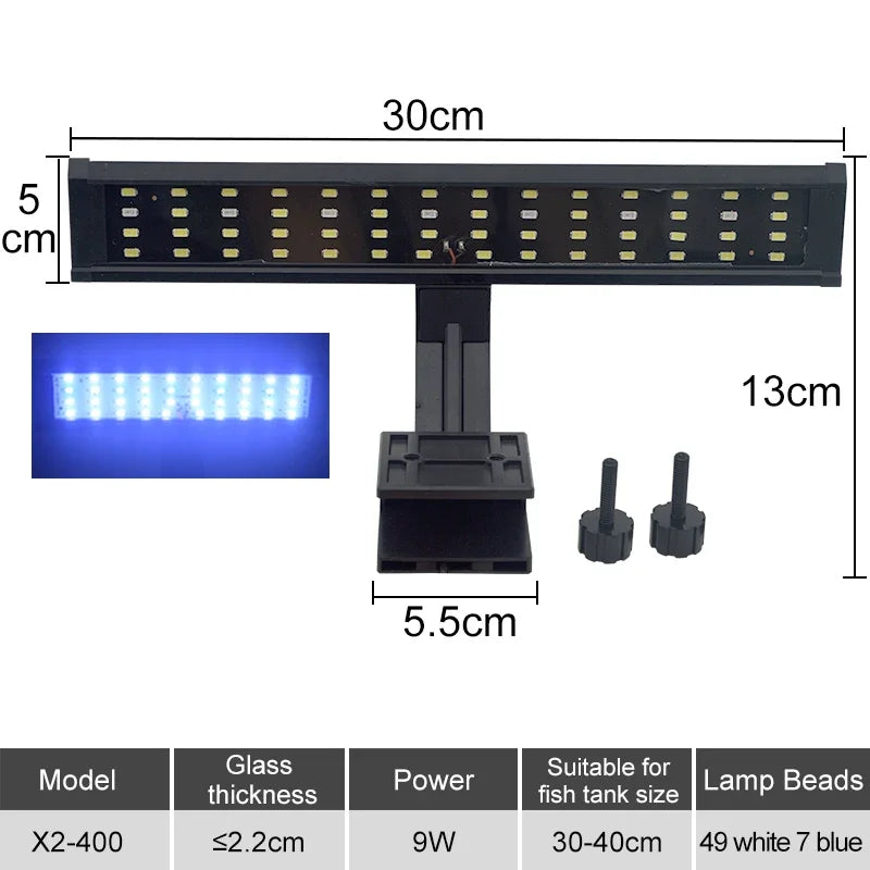 Ultracienka lampa LED do akwarium
