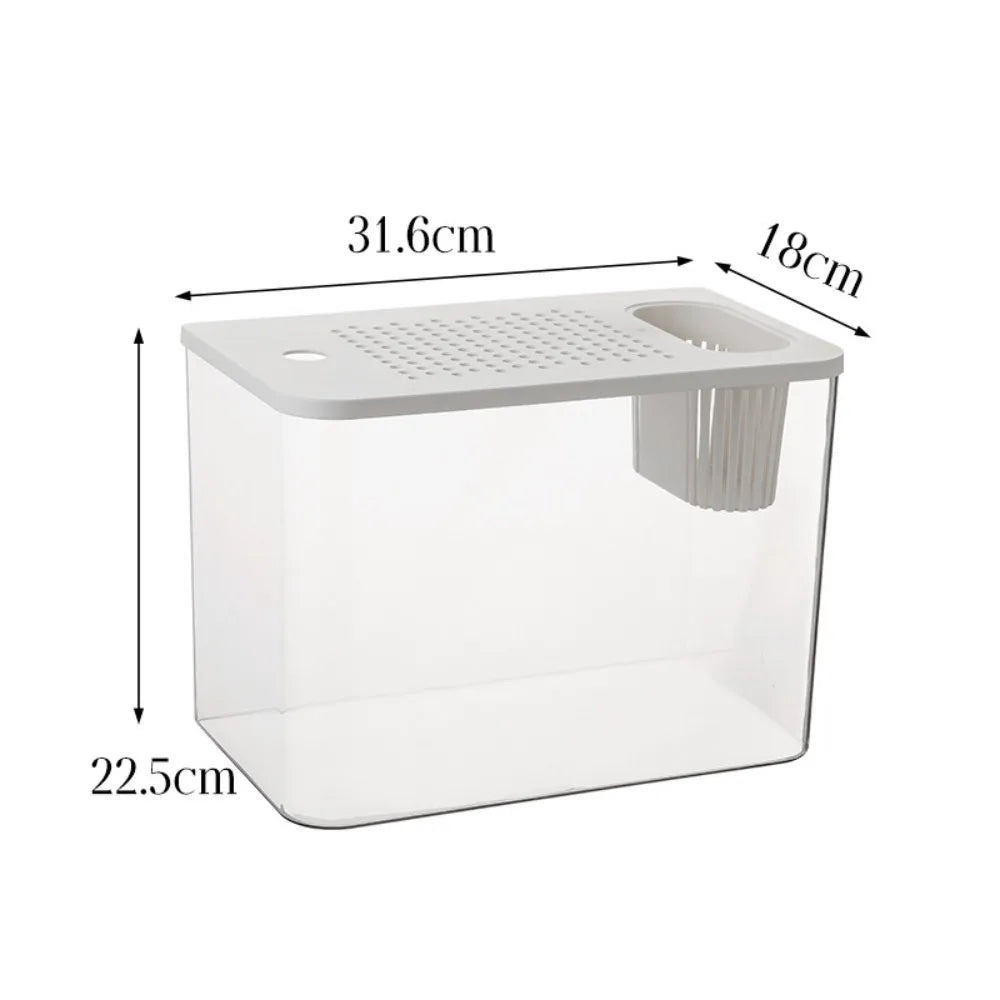 Akwaterium PET+ABS z pokrywą