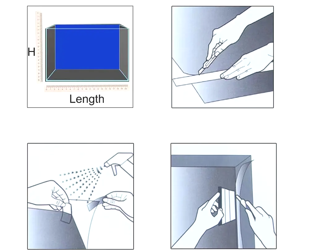 AquaVista 3D Tło do Akwarium