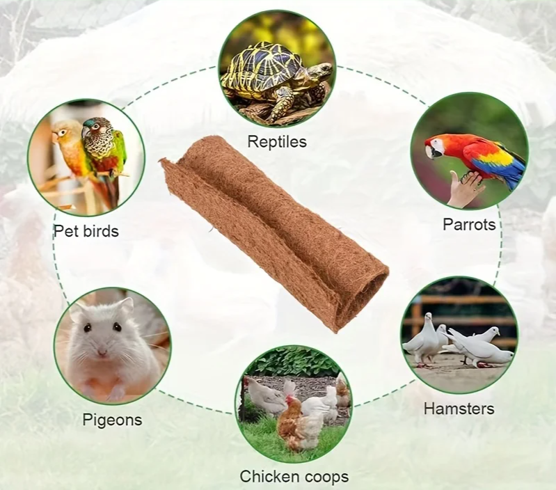 EcoNest Mata do Gniazd z Włókna Kokosowego i Palmowego