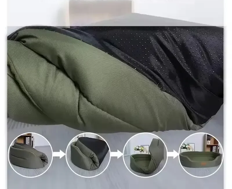 CozyNest Luksusowe Legowisko dla Psów i Kotów z Funkcją Ogrzewania