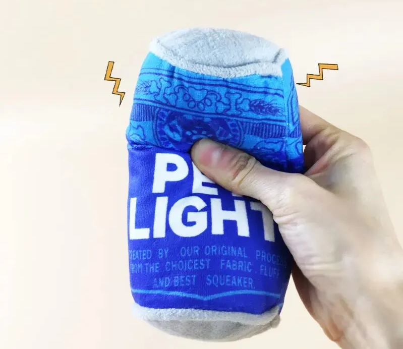 ChewVino Pluszowa Zabawka dla Psa – Butelka Wina z Dźwiękiem