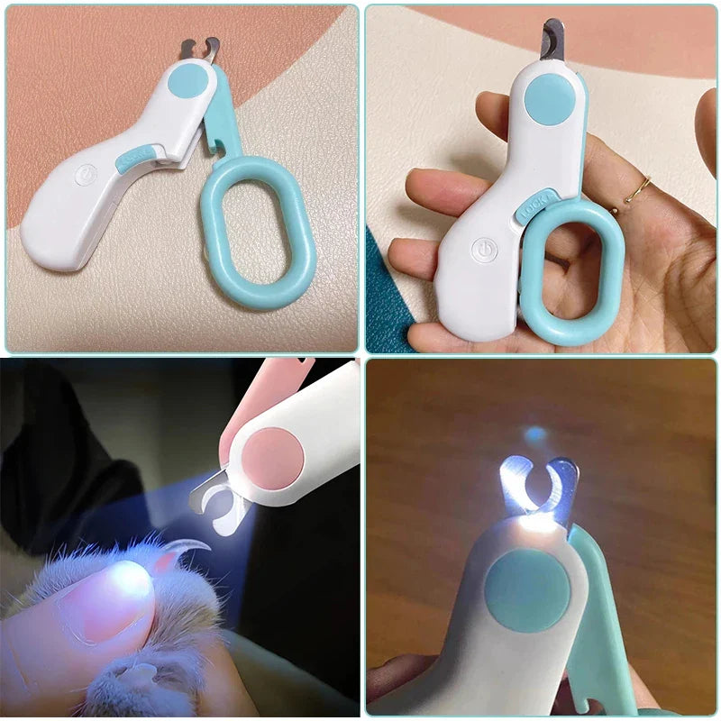 TrimBright Profesjonalny Obcinacz do Paznokci z LED
